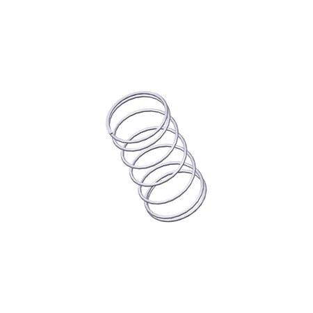 Approved Vendor Compression Spring, O=1.172, L= 2.34, W= .057 R G609962546